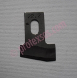 COLTELLO ASOLATRICE LAMA OBLIQUA MM.22,2 (VACAO22)