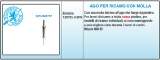 AGO PER RICAMO CON MOLLA